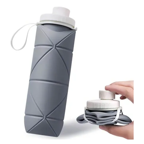 Botella Agua Termica Silicona Plegable P